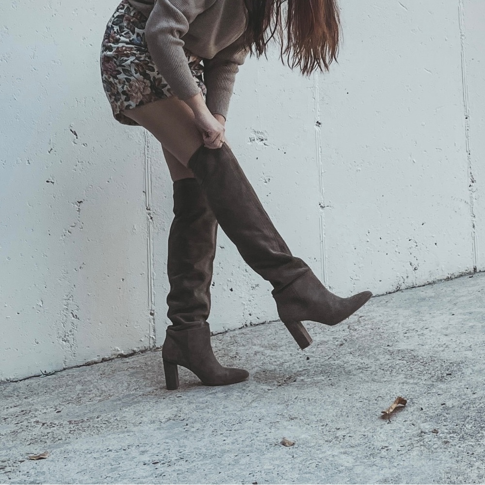 Zara over the knee boots